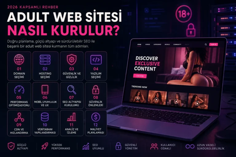 Adult web sitesi nasıl kurulur