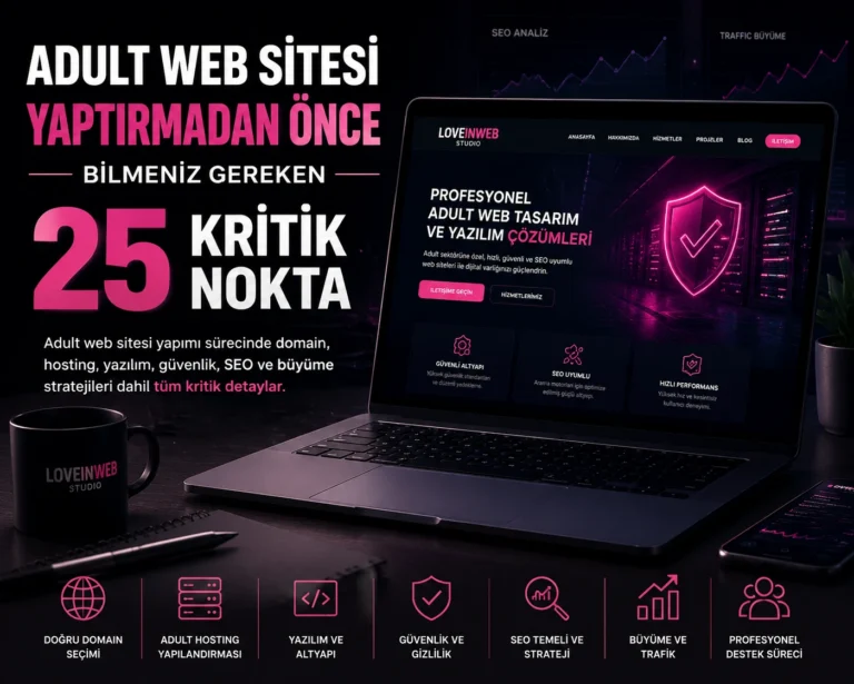 adult web sitesi yapımı